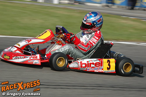 Sauro Cesetti tijdens het afgelopen WK KF1 in Mariembourg
